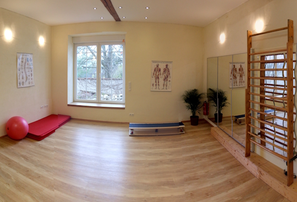 Gruppenraum in der Physiotherapiepraxis